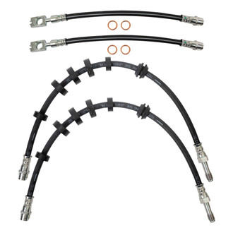 TRQ® - Front and Rear Brake Hydraulic Hose Kit
