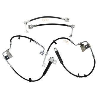 TRQ® - Front and Rear Brake Hydraulic Hose Kit