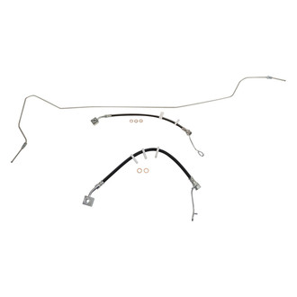 TRQ® - Rear Brake Hydraulic Hose Kit