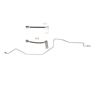 TRQ® - Rear Brake Hydraulic Hose Kit