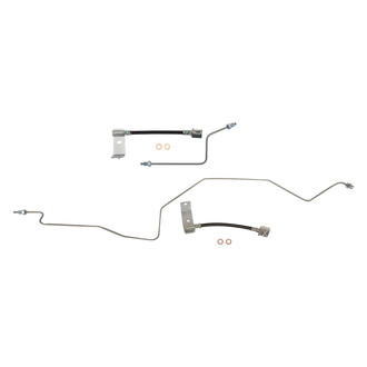 TRQ® - Rear Brake Hydraulic Hose Kit