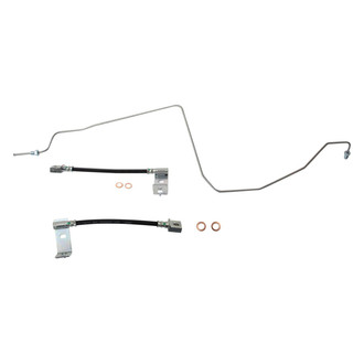 TRQ® - Rear Brake Hydraulic Hose Kit