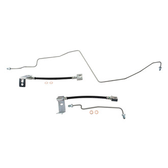 TRQ® - Rear Brake Hydraulic Hose Kit