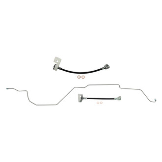 TRQ® - Rear Brake Hydraulic Hose Kit