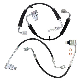 TRQ® - Front and Rear Brake Hydraulic Hose Kit