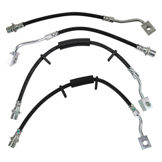 TRQ® - Front and Rear Brake Hydraulic Hose Kit