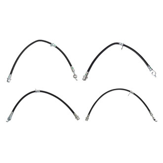 TRQ® - Front and Rear Brake Hydraulic Hose Kit