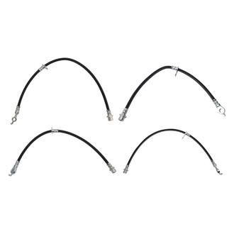 TRQ® - Front and Rear Brake Hydraulic Hose Kit