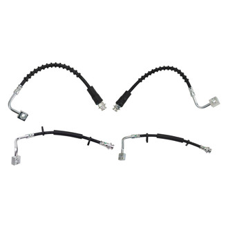 TRQ® - Front and Rear Brake Hydraulic Hose Kit