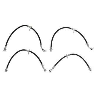 TRQ® - Front and Rear Brake Hydraulic Hose Kit