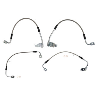 TRQ® - Front and Rear Brake Hydraulic Hose Kit
