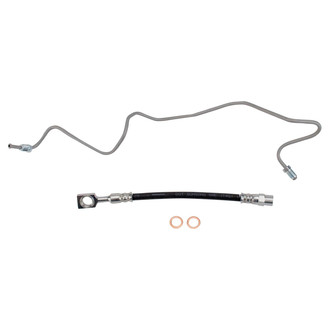 TRQ® - Rear Passenger Side Outer Brake Hydraulic Hose