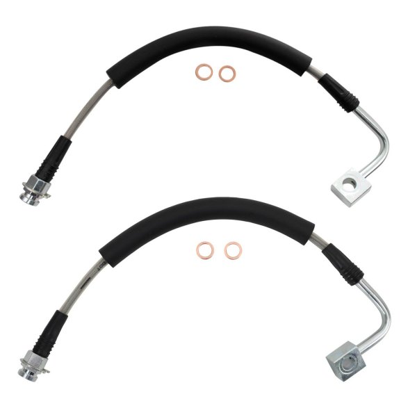 TRQ® - Front Brake Hydraulic Hose Kit