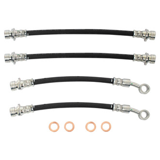 TRQ® - Rear Brake Hydraulic Hose Kit