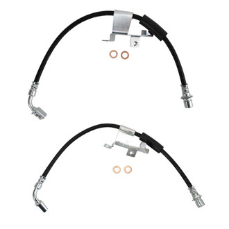 TRQ® BLA63750 - Front Brake Hydraulic Hose Kit