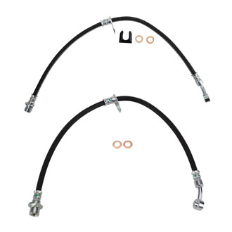 TRQ® - Front Brake Hydraulic Hose Kit