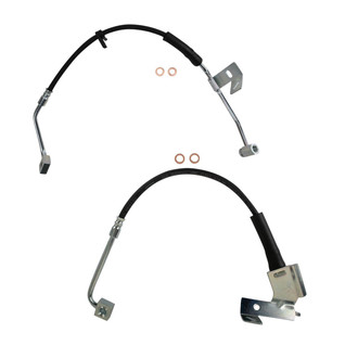 TRQ® - Front Brake Hydraulic Hose Kit