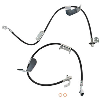 TRQ® - Front Brake Hydraulic Hose Kit
