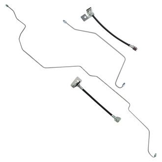 TRQ® - Rear Brake Hydraulic Hose Kit