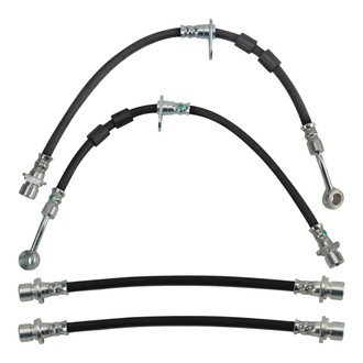 TRQ® - Front and Rear Brake Hydraulic Hose Kit