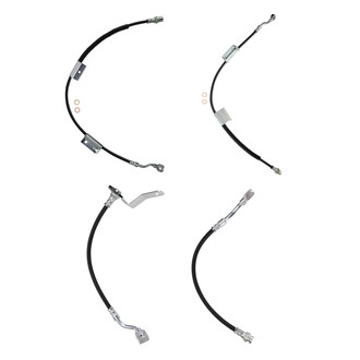 TRQ® - Front and Rear Brake Hydraulic Hose Kit