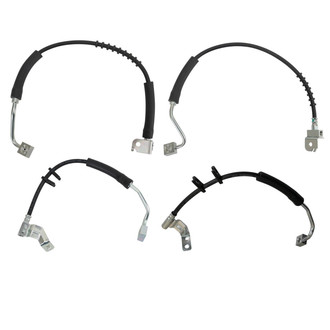 TRQ® - Front and Rear Brake Hydraulic Hose Kit