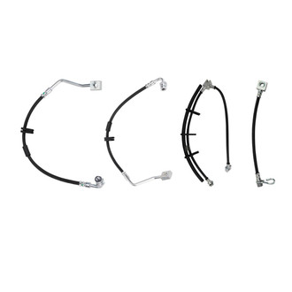 TRQ® - Front and Rear Brake Hydraulic Hose Kit