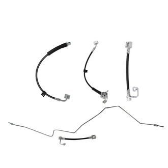 TRQ® - Front and Rear Brake Hydraulic Hose Kit