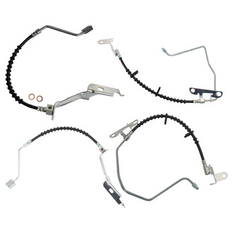 TRQ® - Front and Rear Brake Hydraulic Hose Kit