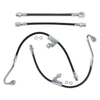 TRQ® - Front and Rear Brake Hydraulic Hose Kit