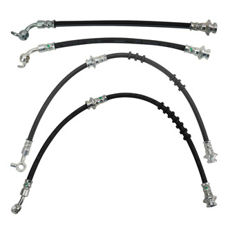 TRQ® - Front and Rear Brake Hydraulic Hose Kit