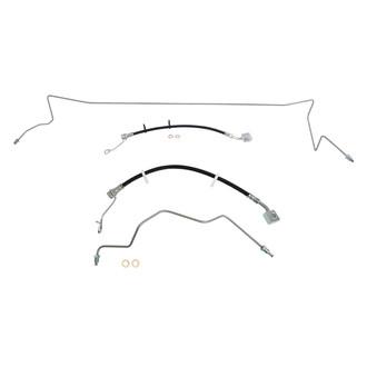 TRQ® - Rear Brake Hydraulic Hose Kit