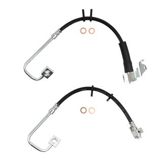 TRQ® - Rear Brake Hydraulic Hose Kit