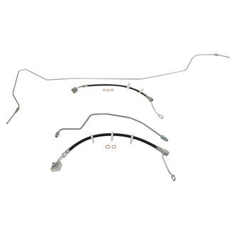 TRQ® - Rear Brake Hydraulic Hose Kit