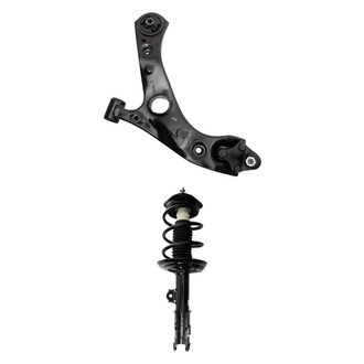 TRQ® - Front Driver Side Strut and Control Arm Kit