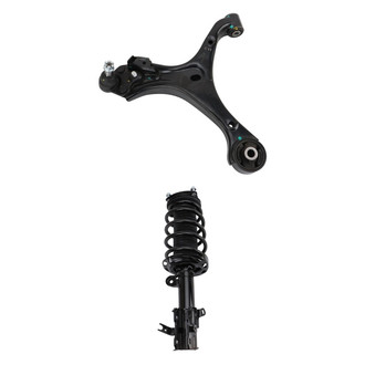 TRQ® BNDL-100423 - Front Passenger Side Strut and Control Arm Kit