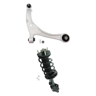 TRQ® - Front Passenger Side Strut and Control Arm Kit