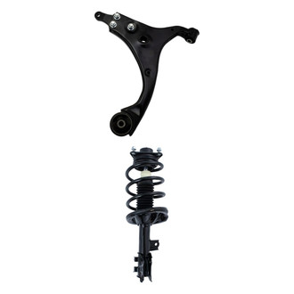 TRQ® - Shock Absorber and Control Arm Kit
