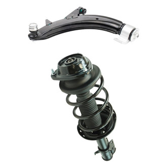 TRQ® - Front Driver Side Strut and Control Arm Kit