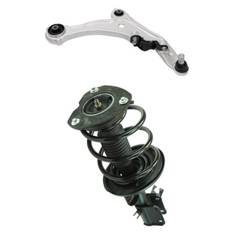 TRQ® - Front Passenger Side Strut and Control Arm Kit