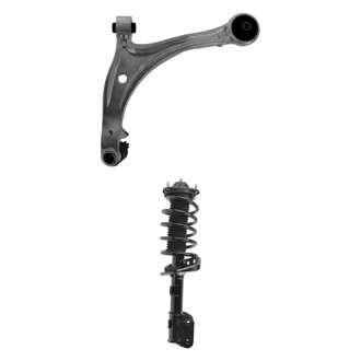TRQ® - Front Passenger Side Strut and Control Arm Kit