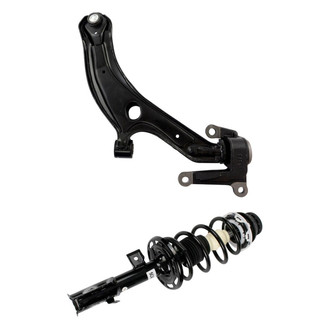TRQ® - Front Driver Side Strut and Control Arm Kit