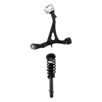 TRQ® - Front Passenger Side Strut and Control Arm Kit