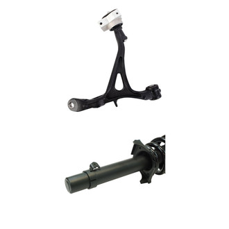 TRQ® - Front Passenger Side Strut and Control Arm Kit