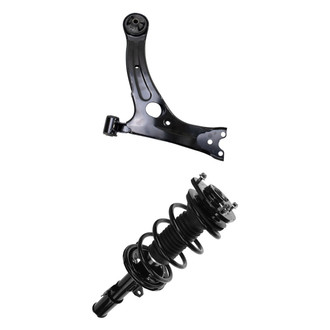 TRQ® - Front Passenger Side Strut and Control Arm Kit