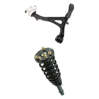 TRQ® - Front Driver Side Strut and Control Arm Kit