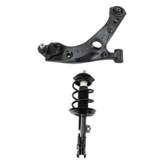 TRQ® - Front Passenger Side Strut and Control Arm Kit