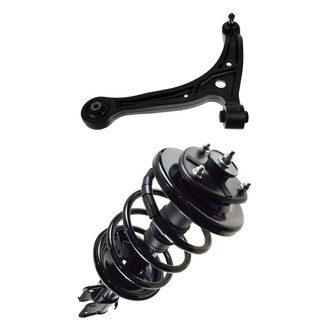 TRQ® - Front Driver Side Strut and Control Arm Kit