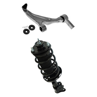 TRQ® - Front Passenger Side Strut and Control Arm Kit