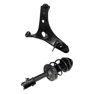 TRQ® - Front Passenger Side Strut and Control Arm Kit